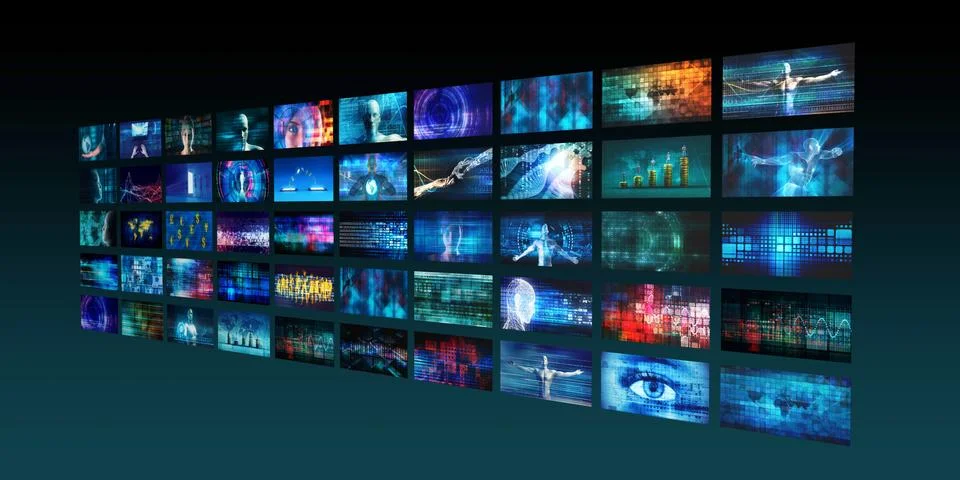 Stepping into the Future Stock Illustration