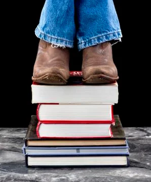 Stepping up High. Foto stock