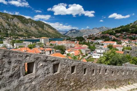 Steps above Kotor Stock Photos