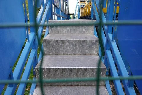 Steps in the amusement park Stock Photos