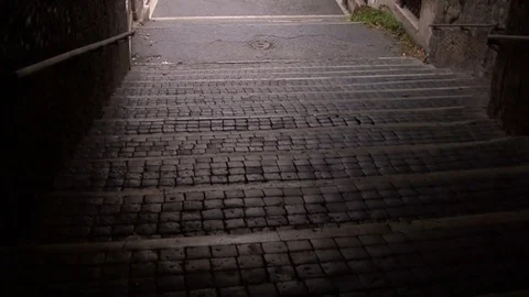 Steps of Ancient Rome Stock Footage 72457187