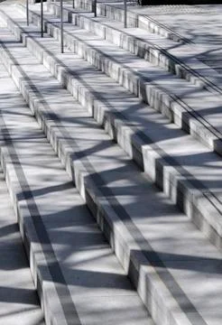 Steps and shadows Stock Photos