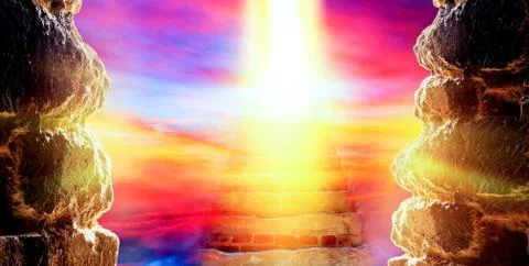 Steps and wall Stock Photos