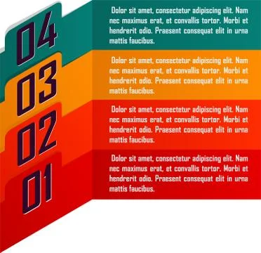 Steps banner Stock Illustration