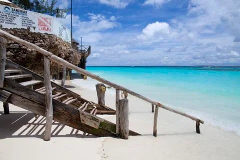 Steps to the beach Stock Photos