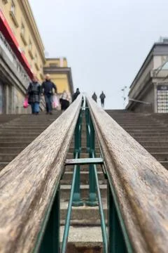 Steps to the City Stock Photos