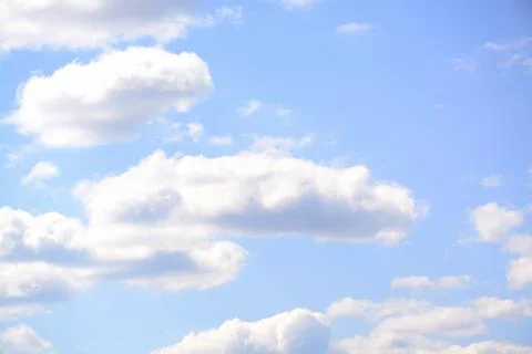 Steps of cloud wool.	 Stock Photos