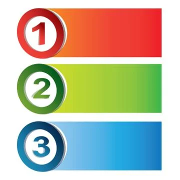 Steps diagram Stock Illustration