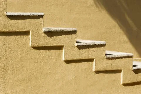 Steps forming pattern with light and shade Copyright: xAspixPatel/Dinodiax... 写真素材