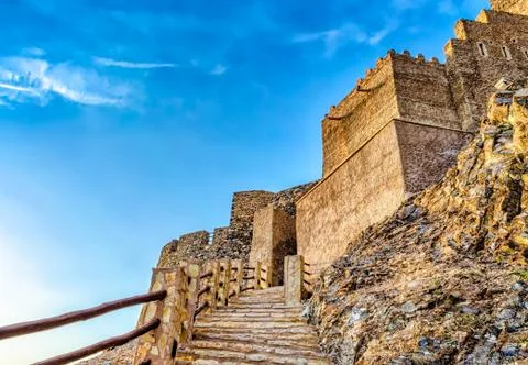 Steps to the fort Fotos Stock