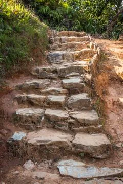 Steps in the Himalayas Stock Photos