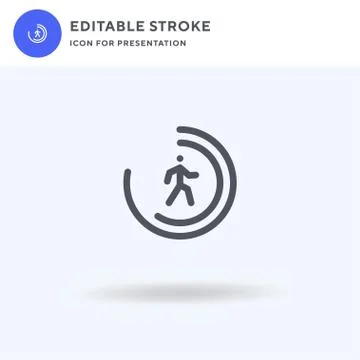 Steps icon vector, filled flat sign, solid pictogram isolated on white, logo Stock Illustration