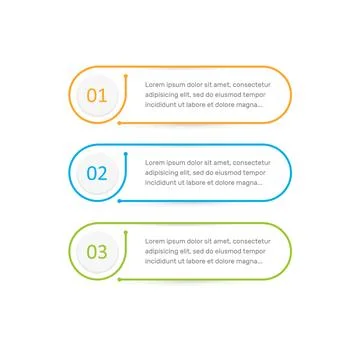 Steps, infographic design elements, thin contour line design style, info graphic Stock Illustration