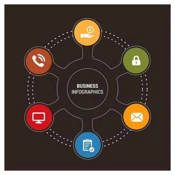 Steps infographics design with unique design vector Stock Illustration