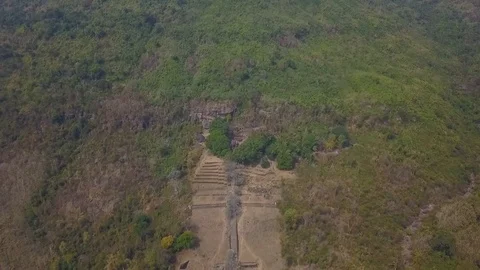 The steps to Khmer Hindu temple complex. Stock Footage 102657029