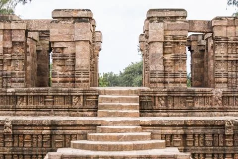 Steps at Konark Stock Photos
