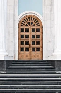 Steps leading to the door Stock Photos