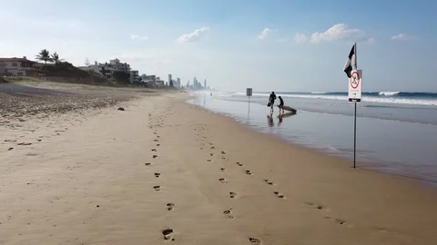 Steps Leading to Gold Coast Stock Footage
