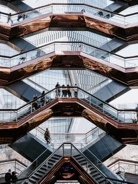 Steps in mall Stock Photos