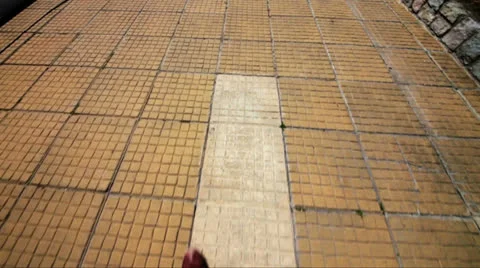 Steps man on the road, in motion 스톡 동영상 22675791