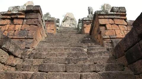 Steps of Pre Rup Stock Footage 12436722