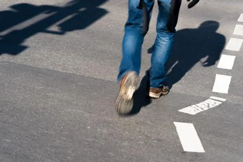 Steps to the shadow Stock Photos
