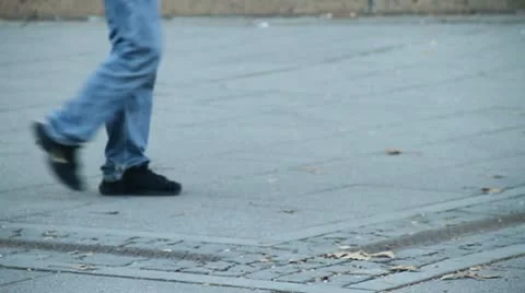 Steps in slow motion part 2 库存影片 11482606