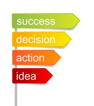 Steps for success Stock Illustration