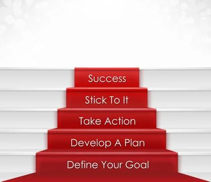 Steps To Success Stock Photos