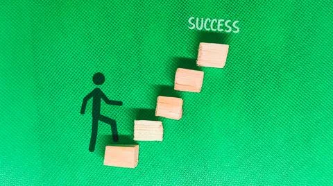 Steps to Success Stock Photos