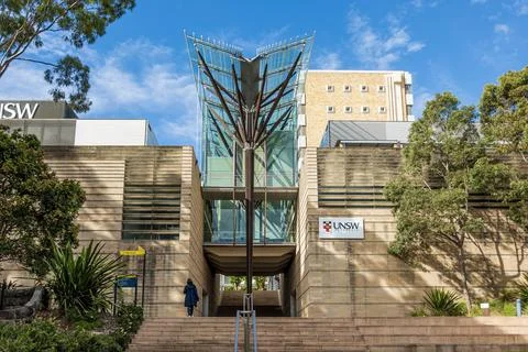 Steps to Tree of Knowledge architectural structure in UNSW Stock Photos