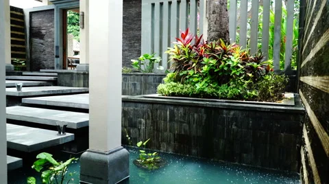 Steps, water, column Stock-Footage 62852942