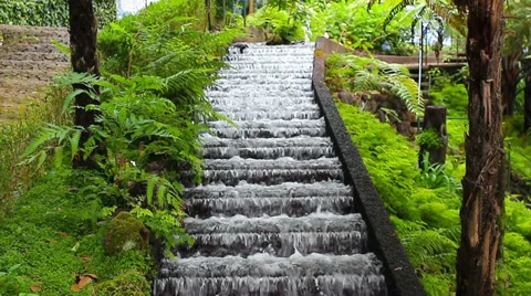 Steps waterfall_HD Video stock 29899397