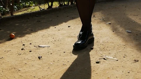 Steps of a woman Video stock 87686866