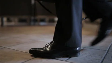 Steps of a young businessman Stock Footage 49023234