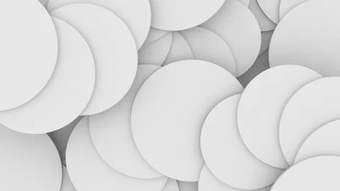 Stepwise grouped circles rotate. Seamless loop Stock Footage 263950141