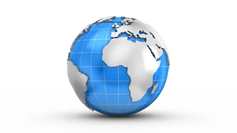 Stepwise Rotation of the Earth Stock Footage 101673377