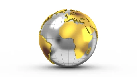 Stepwise Rotation of the Earth Stock Footage 101681933