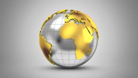 Stepwise Rotation of the Earth Stock Footage 101682290