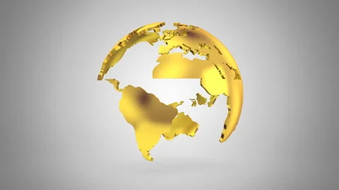 Stepwise Rotation of the Earth Stock Footage 101854255