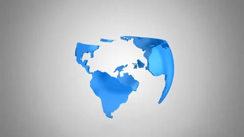 Stepwise Rotation of the Earth Stock Footage 105315139