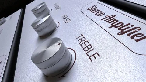 Stereo amplifier Stockillustratie