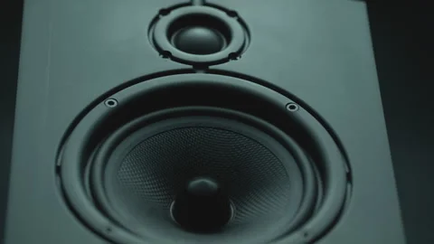 A stereo and speaker is moving Stock Footage 141073210