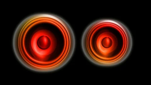 Stereo beat speaker Stock Footage 94899745