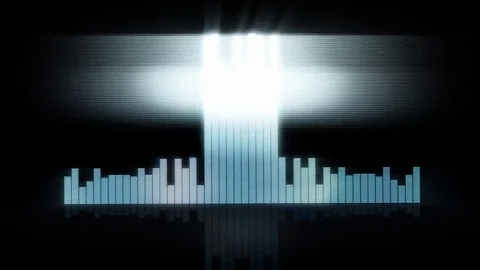 Stereo blue Stock Footage 73251820