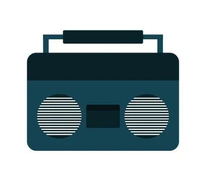 Stereo icon on white background Stock Illustration