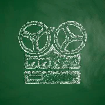 Stereo recorder icon Stock Illustration