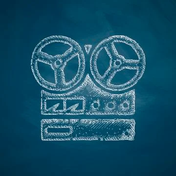 Stereo recorder icon Stock Illustration