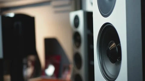 Stereo sistem close-up 库存影片 147483220