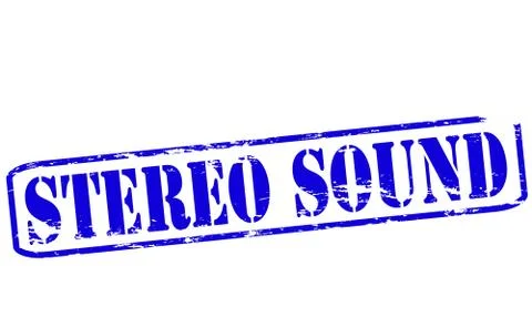 Stereo sound Stock Illustration